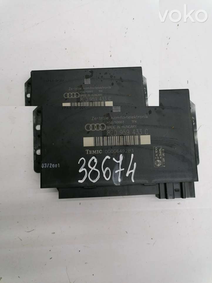 Audi A2 (1999 - 2007)  8Z0959433C Mодуль kомфортa