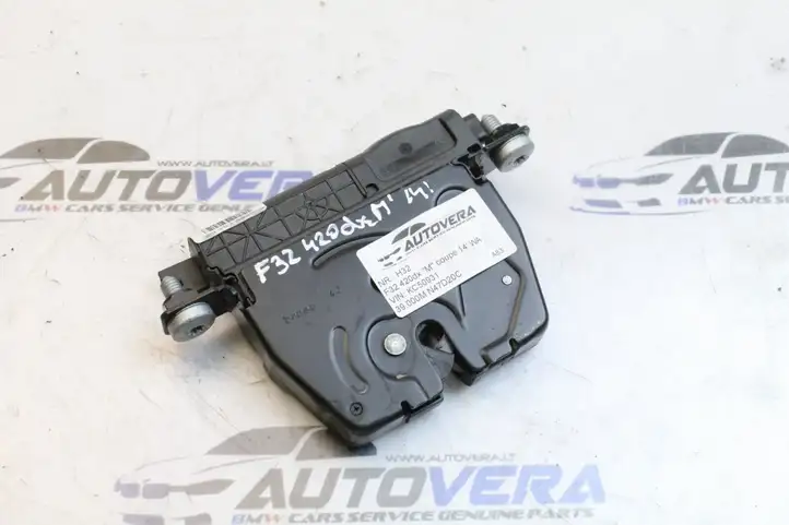BMW 3 F30 F35 F31 (2012 - 2018) 7224692 Замок крышки багажника — фото 1