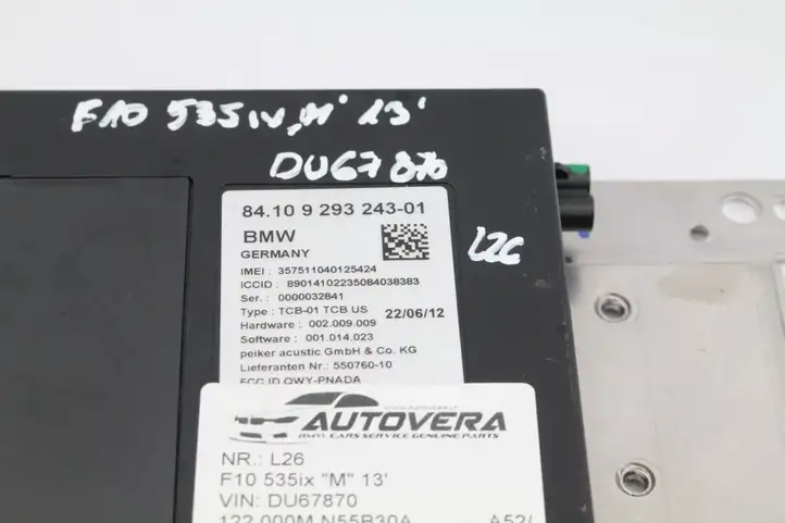 BMW X3 F25 (2010 - 2017) 9293243 Bluetooth модуль — фото 2