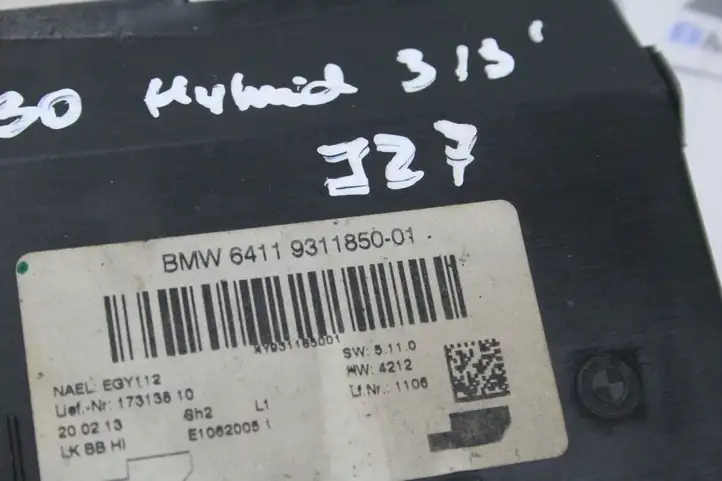 BMW 3 F30 F35 F31 (2012 - 2018) 9311850 Модуль управления кондиционером — фото 2