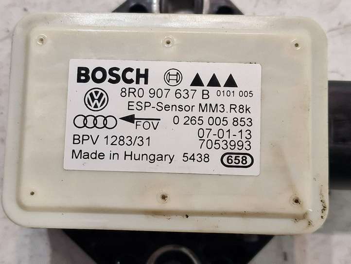 Audi Q5 (2012 - 2017)  8R0907637B Датчик ESP (системы стабильности) (датчик курсовой устойчивости))