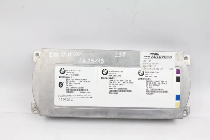 BMW X5 E70 (2006 - 2013) 9224421 Bluetooth модуль — фото 1