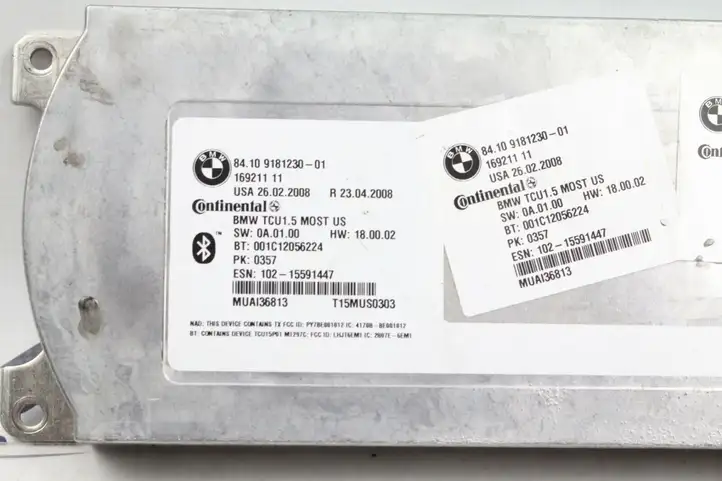 BMW X5 E70 (2006 - 2013) 9181230 Bluetooth модуль — фото 2
