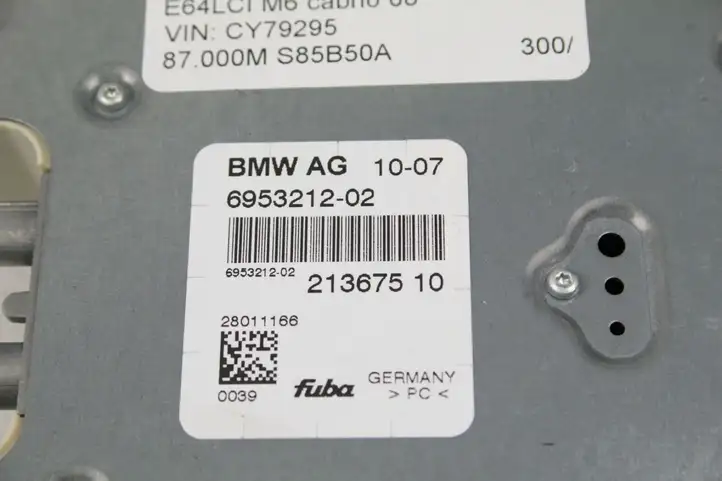 BMW 6 E63 E64 (2002 - 2010) 6953212 GPS антенна — фото 2