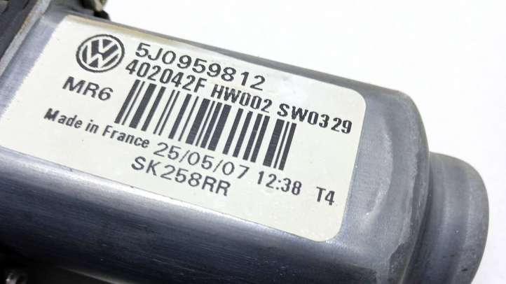 Skoda Roomster (2006 - 2010)  5J0959812 Механизм подъема окон задней двери