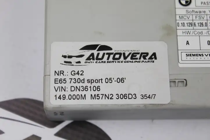 BMW 7 E65 E66 (2001 - 2008) 6941803 Модуль комфорта — фото 3