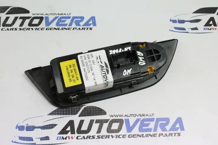 BMW X1 E84 (2009 - 2015) 9216047 Кнопка стеклоподъемников — фото 5