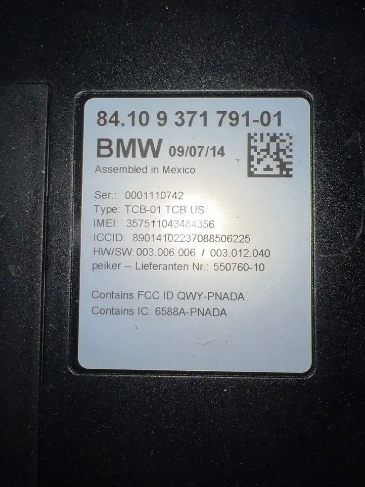 BMW 3 F30 F35 F31 (2012 - 2018) 9371791 Прочие блоки управления — фото 2