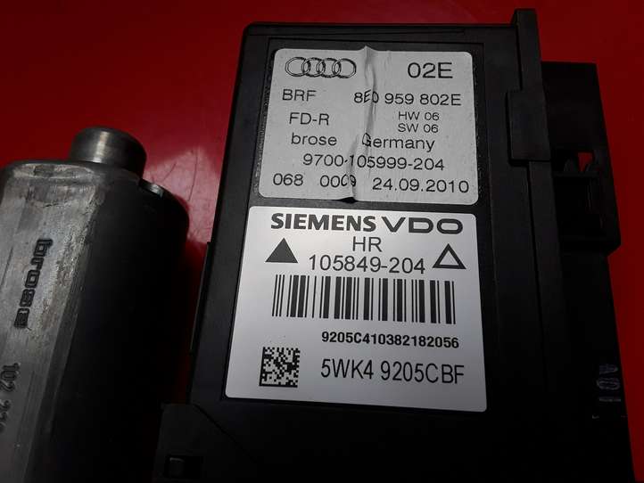 Seat Exeo (3R) (2008 - 2013)  8E0959802E Механизм подъема окон задней двери