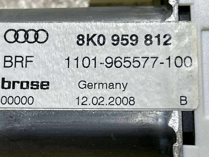 Audi A4 (2007 - 2011)  8K0959812 Механизм подъема окон задней двери