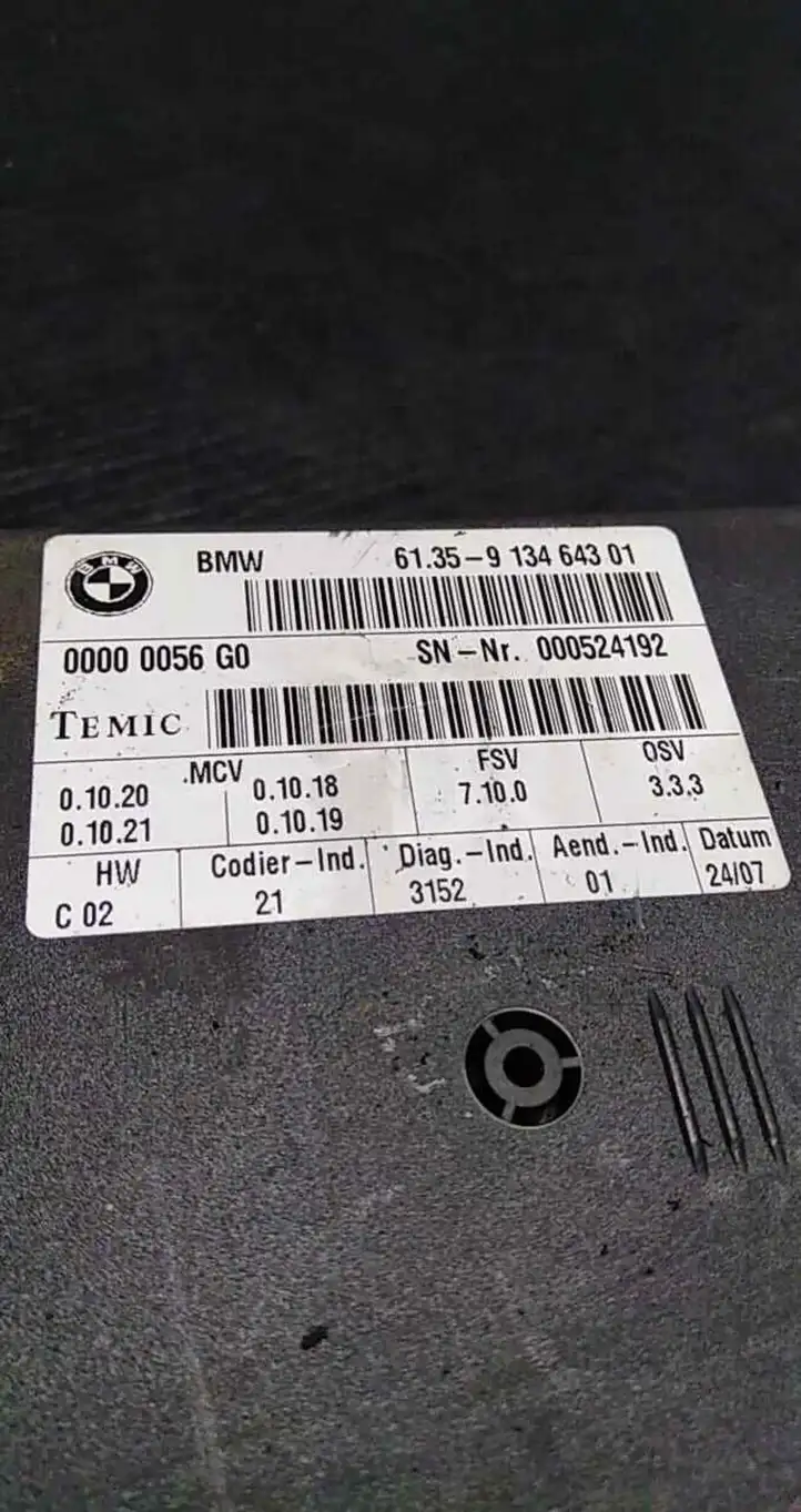 BMW 5 E60 E61 (2004 - 2010) 9134643 Блок управления сиденьем — фото 3