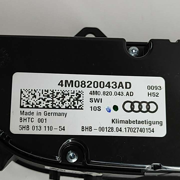 Audi Q7 4M (2015 - )  4M0820043AD Управление климат контролем