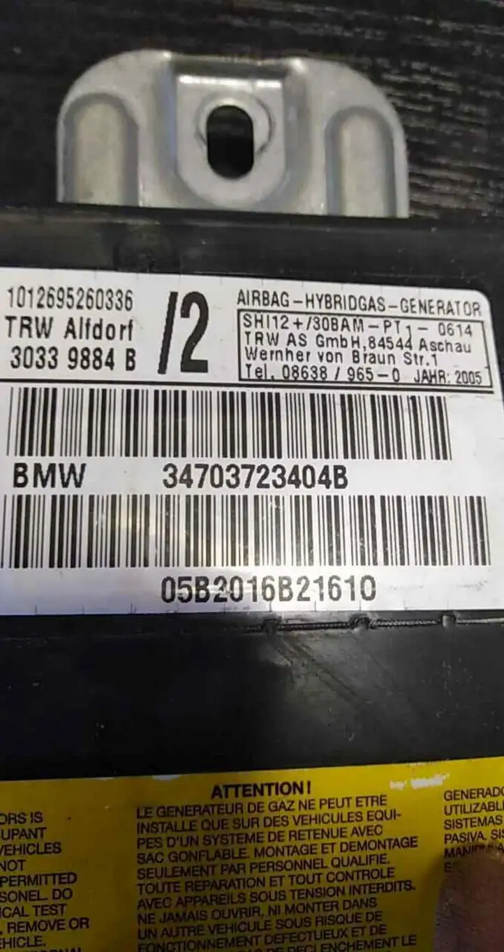 BMW 3 E46 (1998 - 2005) 30339884 Подушка безопасности двери — фото 3
