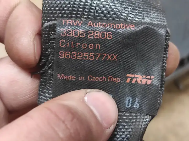 Citroen C5 (2004 - 2008) 33052806 Задний ремень безопасности — фото 4