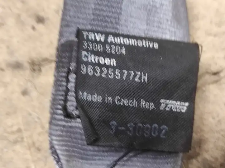 Citroen C5 (2004 - 2008) 33005204 Задний ремень безопасности — фото 4