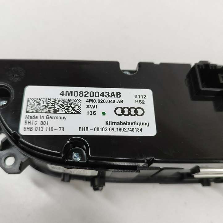 Audi Q7 4M (2015 - )  4M0820043AB Управление климат контролем