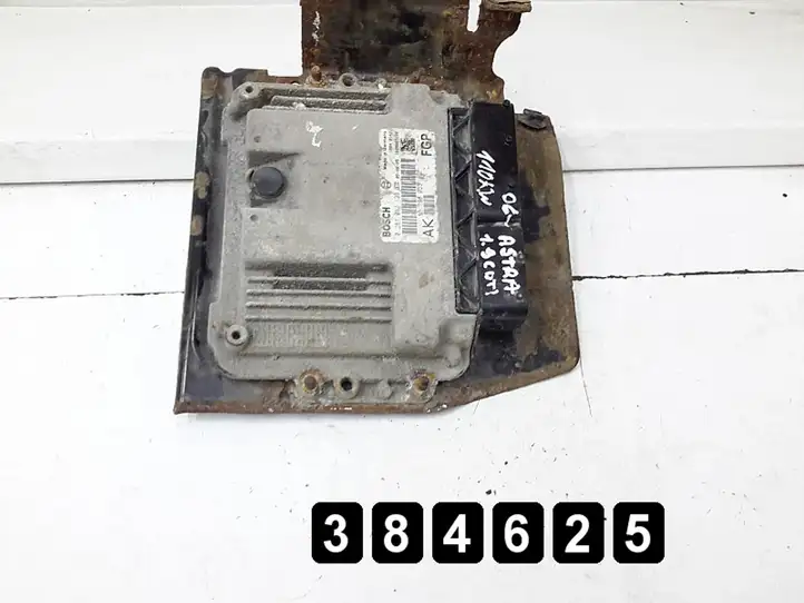 Opel Astra H (2004 - 2009) 1900cdti110kw551980550281012123 Блок управления двигателем (ЭБУ) — фото 2