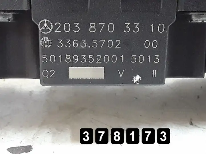 Mercedes-Benz C W203 (2000 - 2007) 2038703310 Другие включатели / ручки/ переключатели — фото 6
