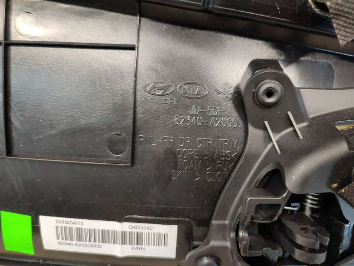 Kia Ceed (2015 - 2018)   Обшивка передней двери