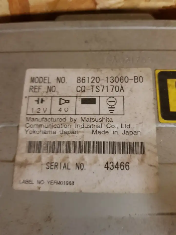 Toyota Corolla Verso AR10 (2004 - 2009) 8612013060B0 Магнитола / мультимедийная система — фото 2