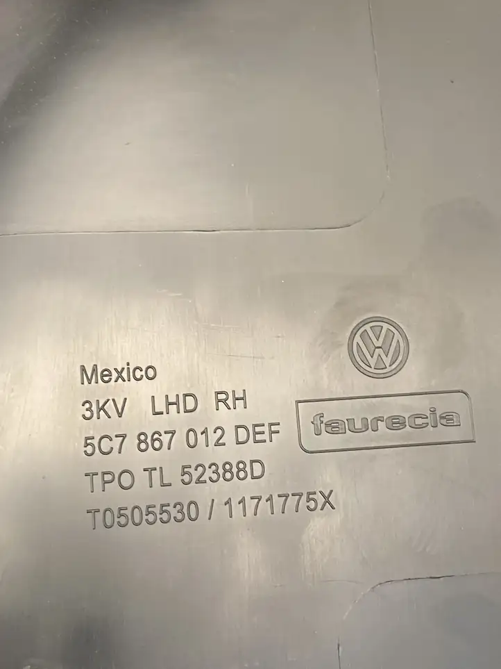 Volkswagen Jetta VI (2011 - 2018) 5C7867012 Обшивка передней двери — фото 4