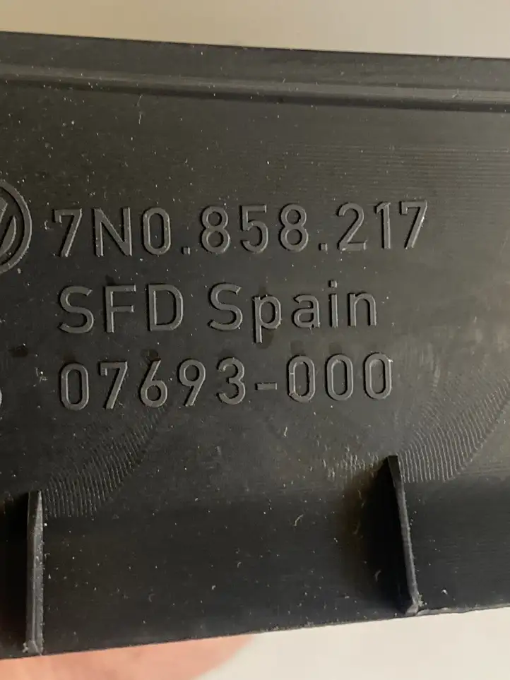 Volkswagen Sharan (2010 - 2015) 7N0858217 Боковая отделка панели приборов — фото 3
