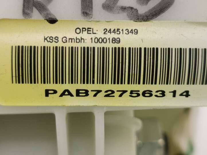 Opel Astra (2004 - 2009)  24451349 Подушка безопастности пассажира