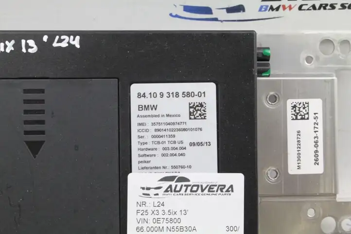 BMW X3 F25 (2010 - 2017) 931858001 Bluetooth модуль — фото 2