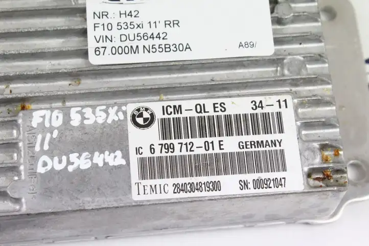 BMW 5 F10 F11 (2009 - 2016) 6799712 Прочие блоки управления — фото 2