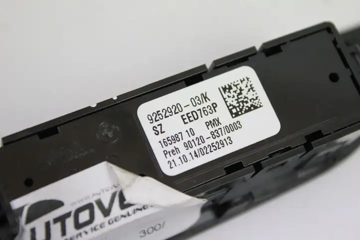 BMW 3 F30 F35 F31 (2012 - 2018) 9252920 Другие включатели / ручки/ переключатели — фото 3