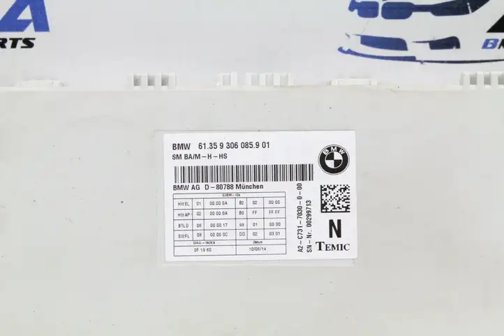 BMW 3 F30 F35 F31 (2012 - 2018) 9306085 Блок управления сиденьем — фото 2