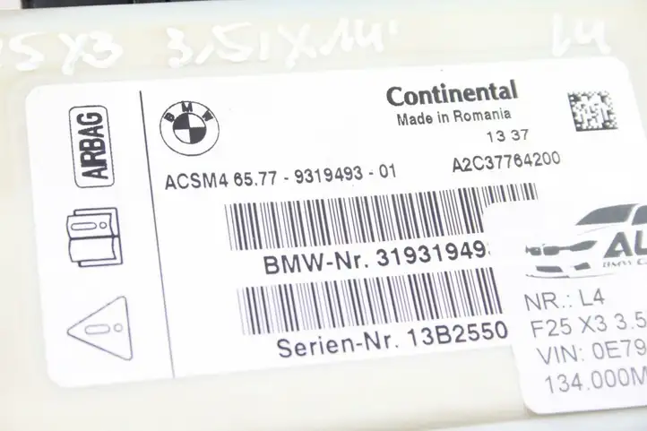BMW X3 F25 (2010 - 2017) 9319493 Прочие блоки управления — фото 2