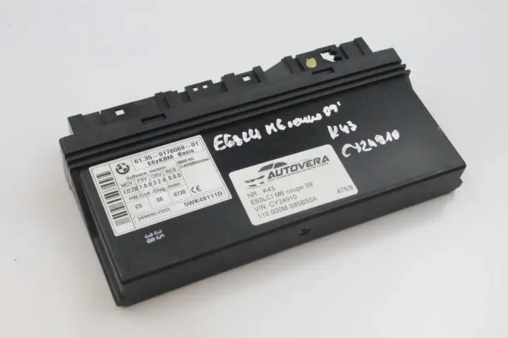 BMW 6 E63 E64 (2002 - 2010) 9176069 Модуль комфорта — фото 1