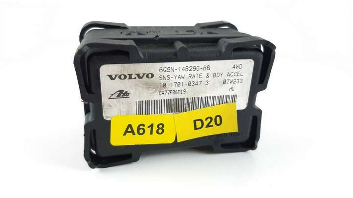 Volvo XC60 (2008 - 2013)  6G9N14B296BB Датчик ESP (системы стабильности) (датчик курсовой устойчивости))