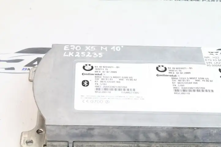 BMW X5 E70 (2006 - 2013) 9224421 Bluetooth модуль — фото 2