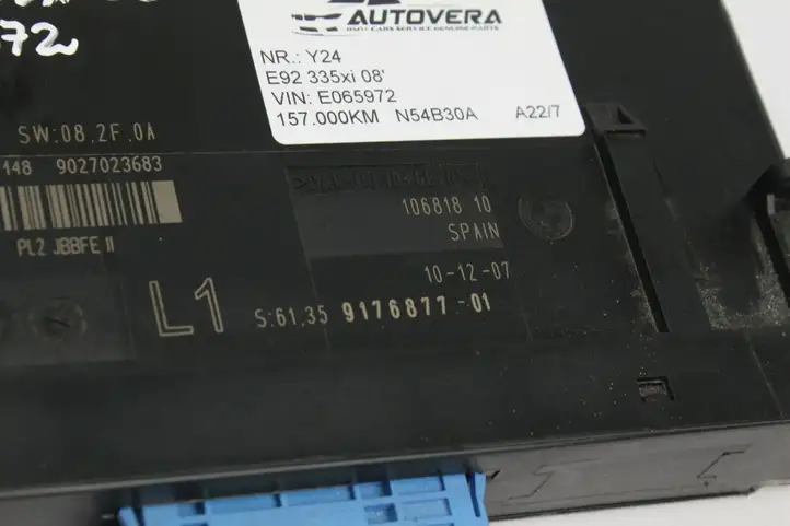 BMW 3 E90 E91 (2005 - 2012) 9176877 Модуль комфорта — фото 2