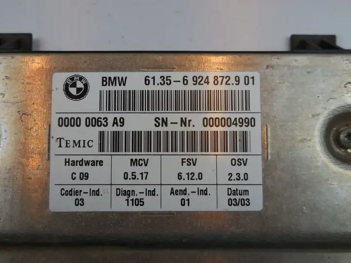 BMW 5 E60 E61 (2004 - 2010) 6924872 Блок управления сиденьем — фото 2