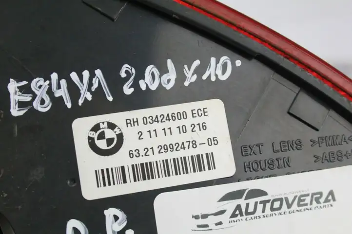 BMW X1 E84 (2009 - 2015) 2992478 Задний фонарь в кузове — фото 2