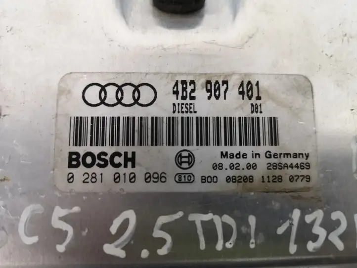 Audi A6 S6 C5 4B (2001 - 2004) 4B2907401 Блок управления двигателем (ЭБУ) — фото 4