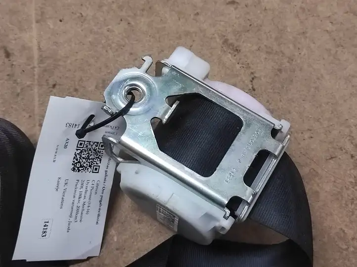Citroen C4 I Picasso (2006 - 2013) 9654437977 Задний ремень безопасности — фото 4