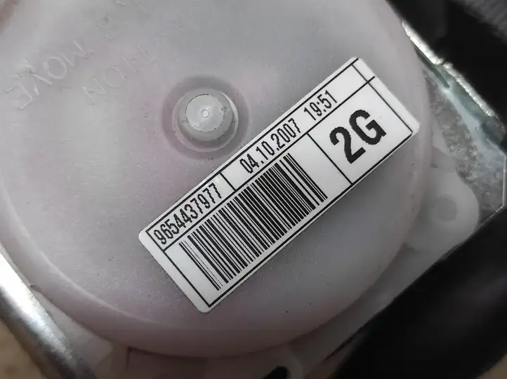 Citroen C4 I Picasso (2006 - 2013) 9654437977 Задний ремень безопасности — фото 5