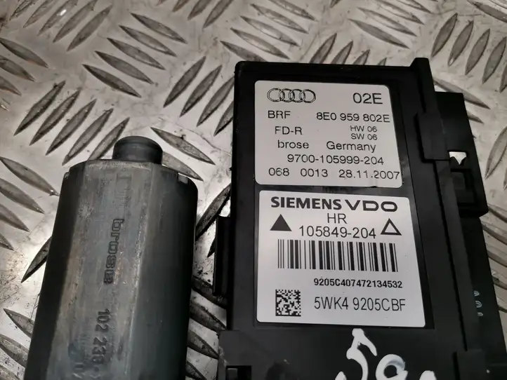 Audi A4 S4 B7 8E 8H (2004 - 2009) 8E0959802E Стеклоподъемник задней двери — фото 3