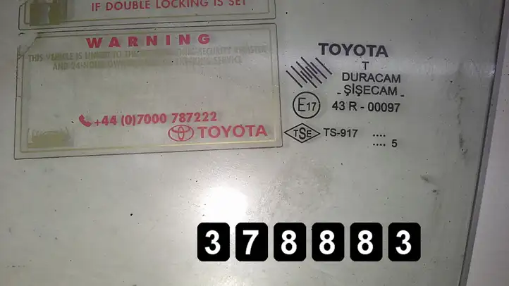 Toyota Corolla Verso AR10 (2004 - 2009) 43r00097 Стекло передней двери — фото 3