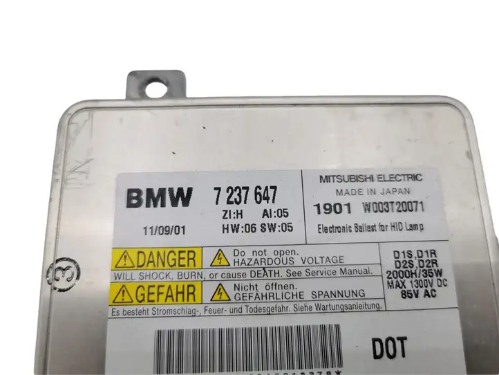 BMW 7 F01 (2008 - 2016) 7237647 Блок розжига ксенона — фото 3