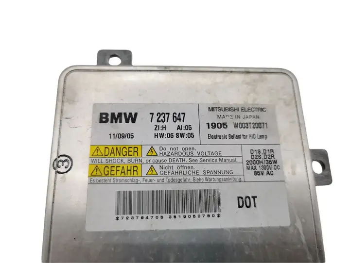 BMW 7 F01 (2008 - 2016) 7237647 Блок розжига ксенона — фото 3