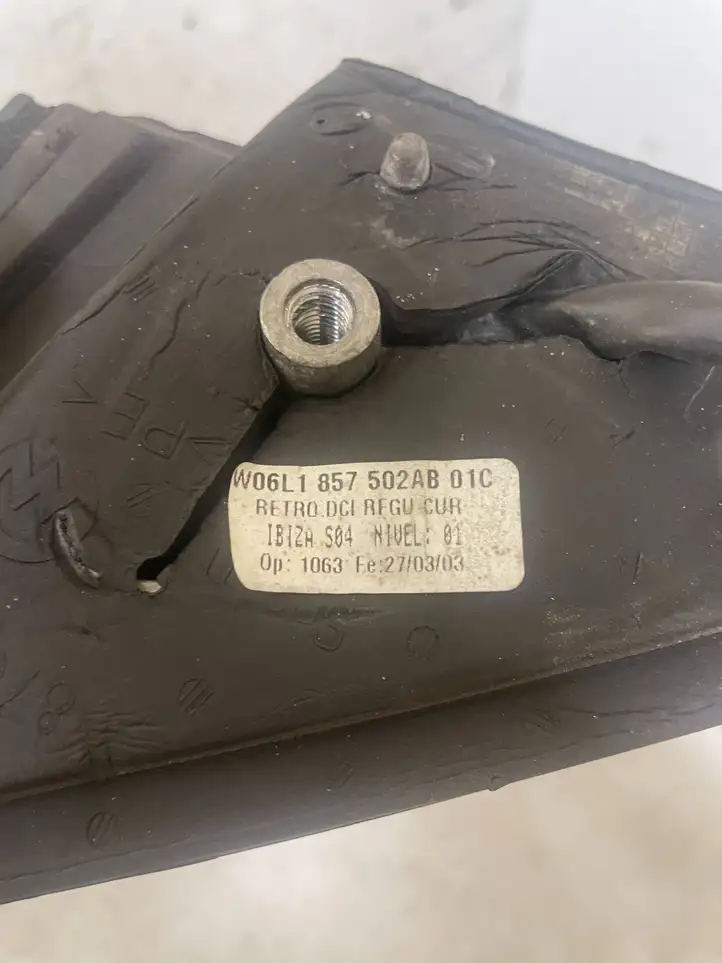 Seat Ibiza III (6L) (2002 - 2008) W06L1857502 Боковое зеркало с электроприводом — фото 3