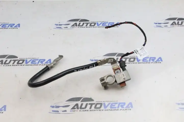 BMW 3 F30 F35 F31 (2012 - 2018) 7631109 Минусовой провод аккумулятора — фото 1