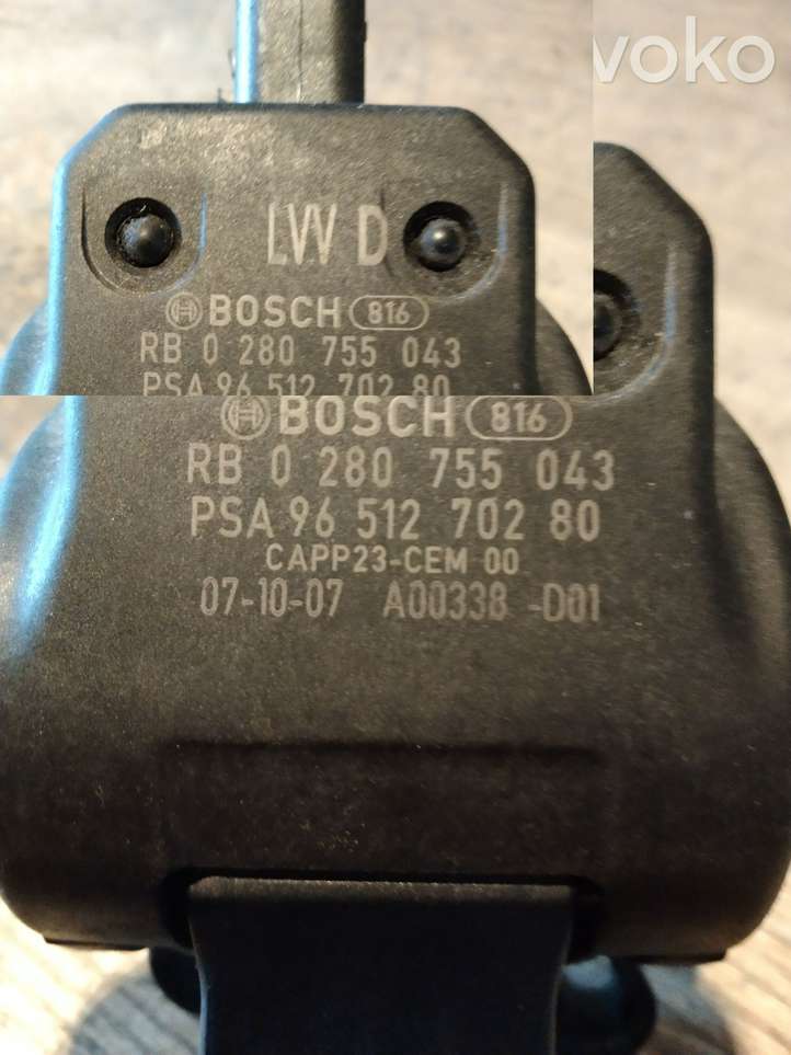 Peugeot 308 (2007 - 2013)  0280755043 Педаль акселератора