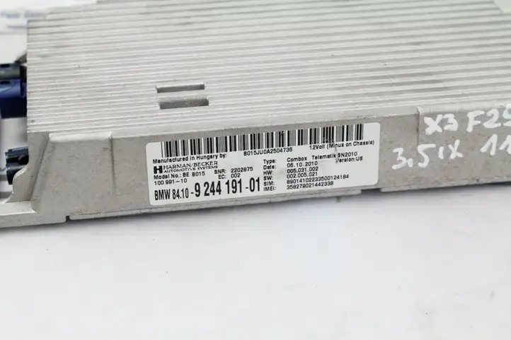 BMW X3 F25 (2010 - 2017) 9244191 Bluetooth модуль — фото 2
