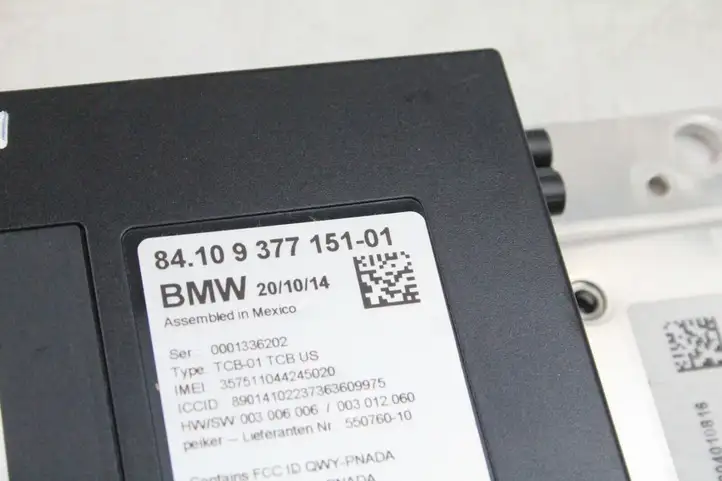 BMW 3 F30 F35 F31 (2012 - 2018) 9377151 Bluetooth модуль — фото 2